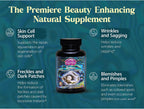 Dragon Herbs Pearl Powder - Pure Pearl Capsules for Beauty, Skin, Nails, & Eyes | Natural Ingredients, Non-GMO (100 Capsules, 500mg Per Capsule)