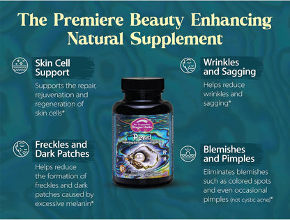 Dragon Herbs Perla en Polvo - Cápsulas de Perla Pura para Belleza, Piel, Uñas y Ojos | Ingredientes Naturales, No – Image 2