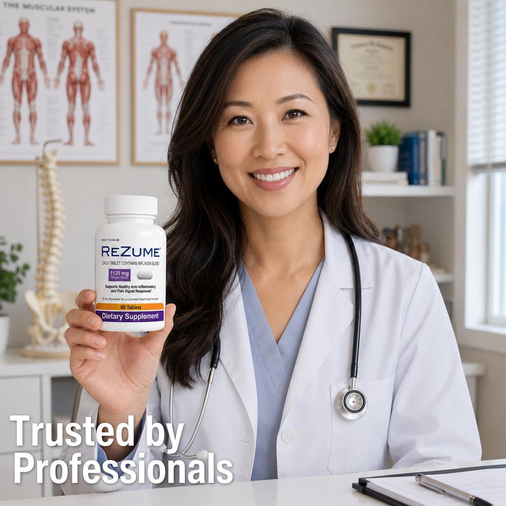 CryoDerm REZUME Tablets Full Spectrum Inflagan Blend Formula (60 Comprimidos)