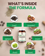 Nirogam Purushrink - Complemento Ayurvédico para la Próstata, Apoya el Sueño y la Salud Urinaria - 120 Comprimidos Veganos