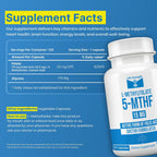 L-Metilfolato 15 mg, 120 cápsulas - Metilfolato altamente biodisponible, complemento alimenticio para ayudar al estado de ánimo y al sistema inmunológico