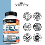 Multivitamínico para Hombres con Vitamina C, A, B, D3, E y Zinc - 60 Comprimidos