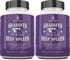 Ancestral Supplements - Suplemento de Bazo de Ternera Alimentado con Pasto - 180 Cápsulas