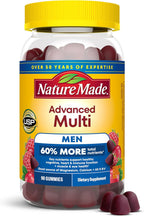Nature Made Advanced Multivitamínico para Hombres Gomitas - 90 Gomitas, 30 Días