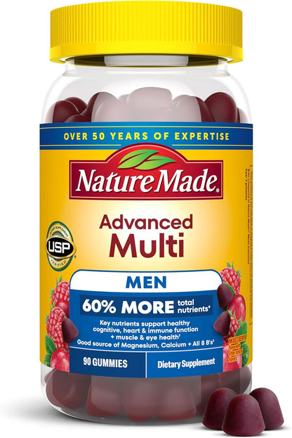 Nature Made Advanced Multivitamínico para – Metabolismo energético: Las vitaminas del grupo B ayudan a convertir – Image 1