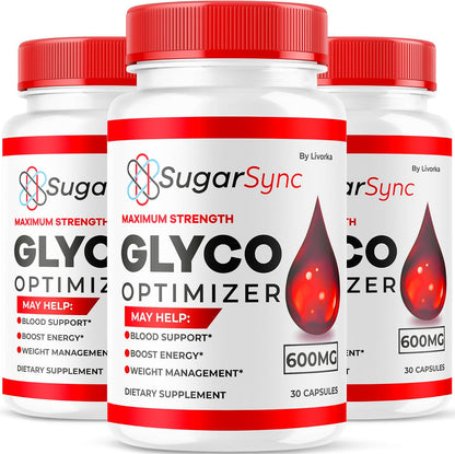 (3 Pack) Sugar Sync Glyco Optimizer – 90 Cápsulas