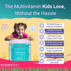EnfanteVITA All in One Kids Vitamins - Multivitamínico Infantil en Polvo con Probióticos, 90 Días