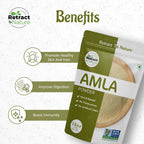 Retract To Nature Amla Powder (Amalaki) - 16 oz, Fuente Natural de Vitamina C del Himalaya