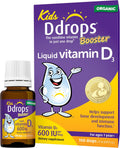 Ddrops Kids Booster 600 UI 100 Drops - Liquid Vitamin D3 for Kids