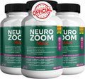 Neuro Zoom Max Extra Strength - Apoyo Cerebral con Ingredientes Herbales, 60 Cápsulas