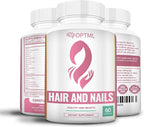 OPTML Vitaminas para el Cabello y las Uñas - 60 Cápsulas