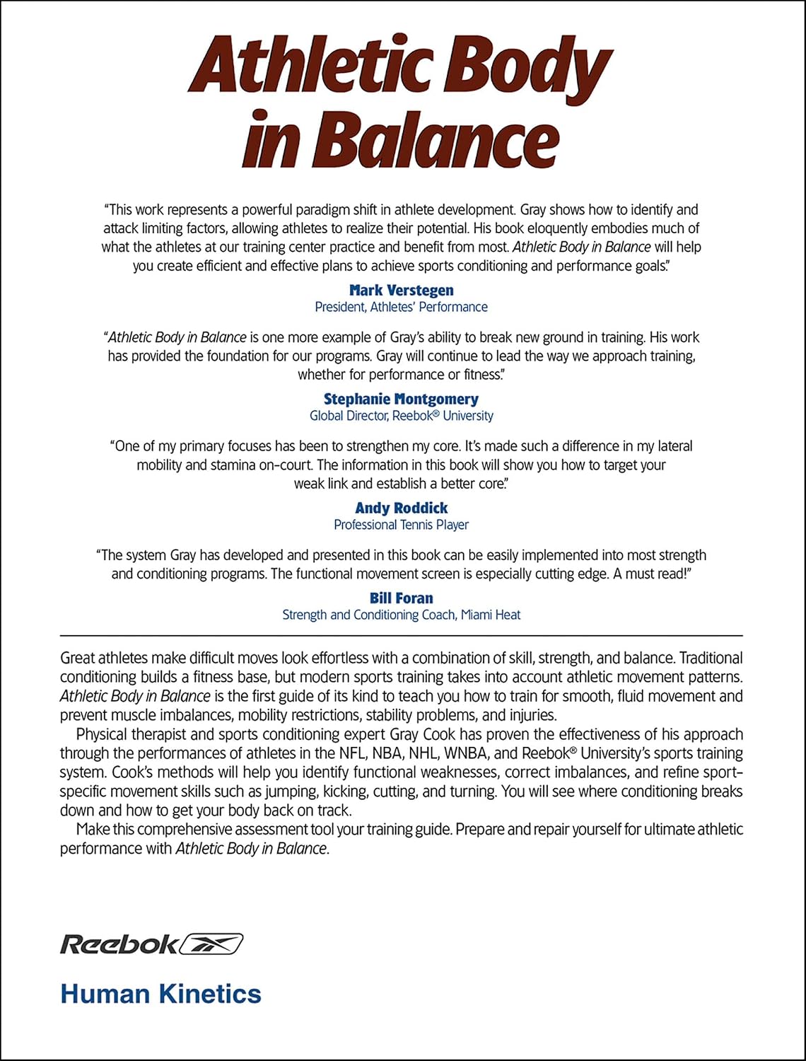 Athletic Body in Balance