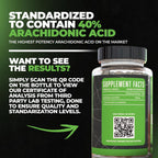 Arachidone, Ácido Araquidónico 1500 mg, 120 Cápsulas Blandas