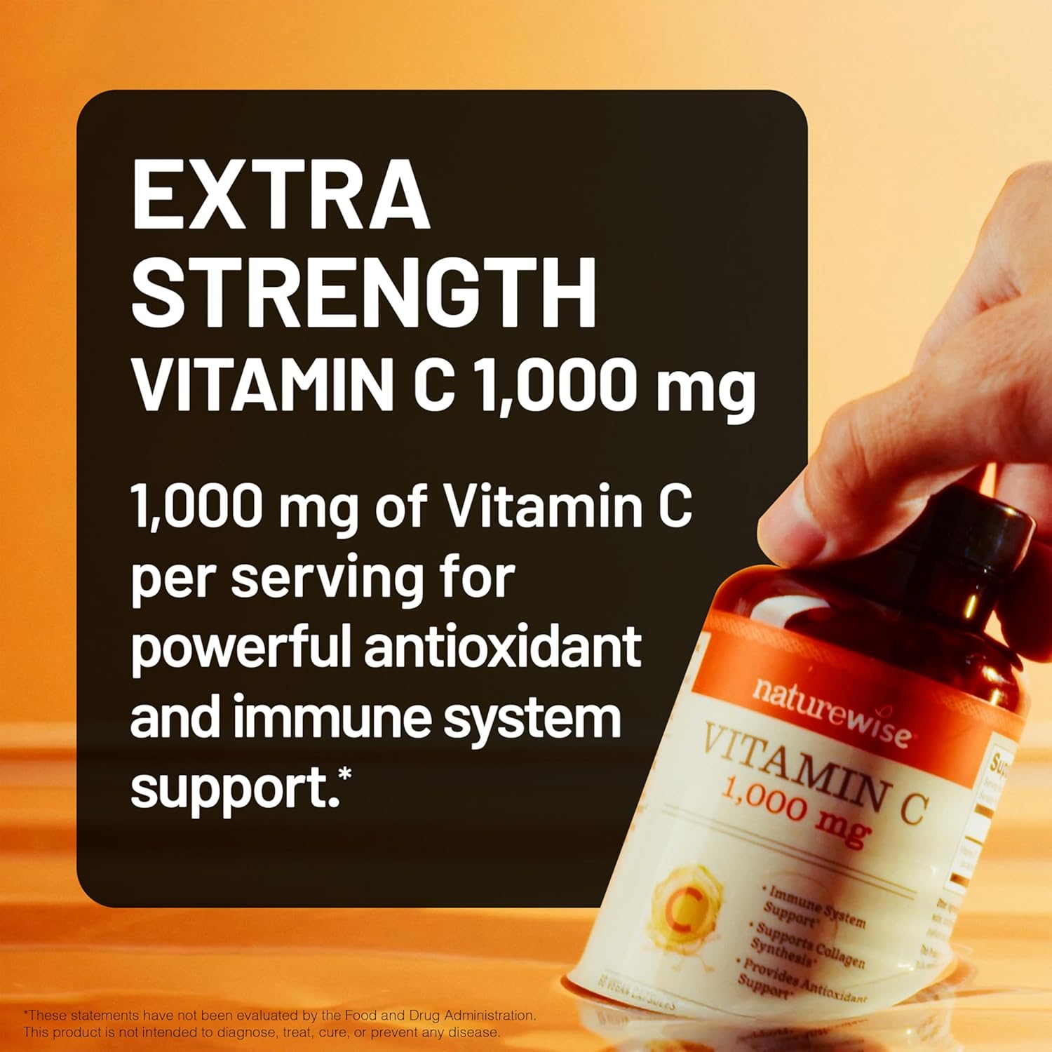 NatureWise Vitamina C 1000 mg - 60 Cápsulas Veganas
