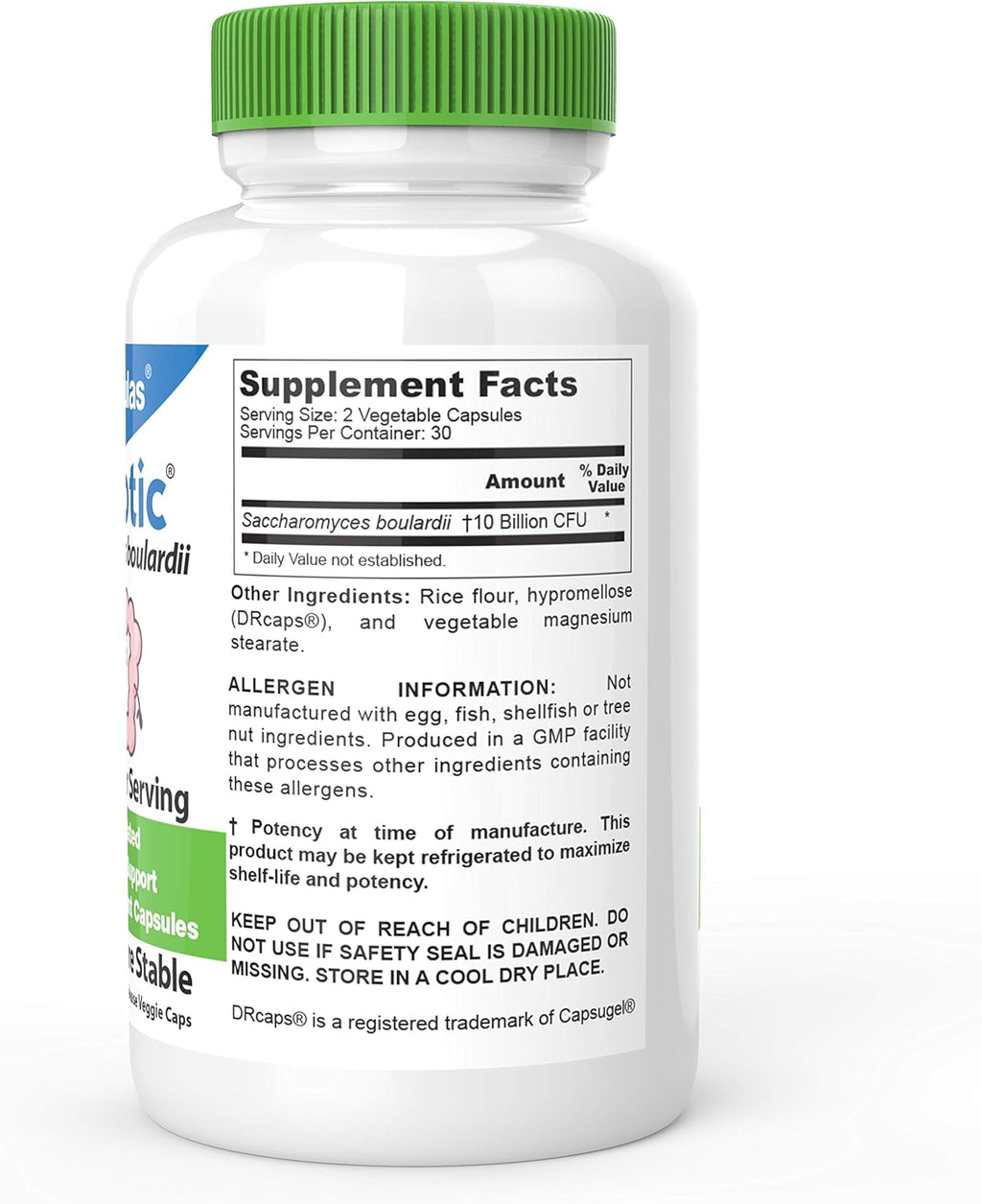 DrFormulas Saccharomyces Boulardii Probiotic 10B CFU - 60 Capsules