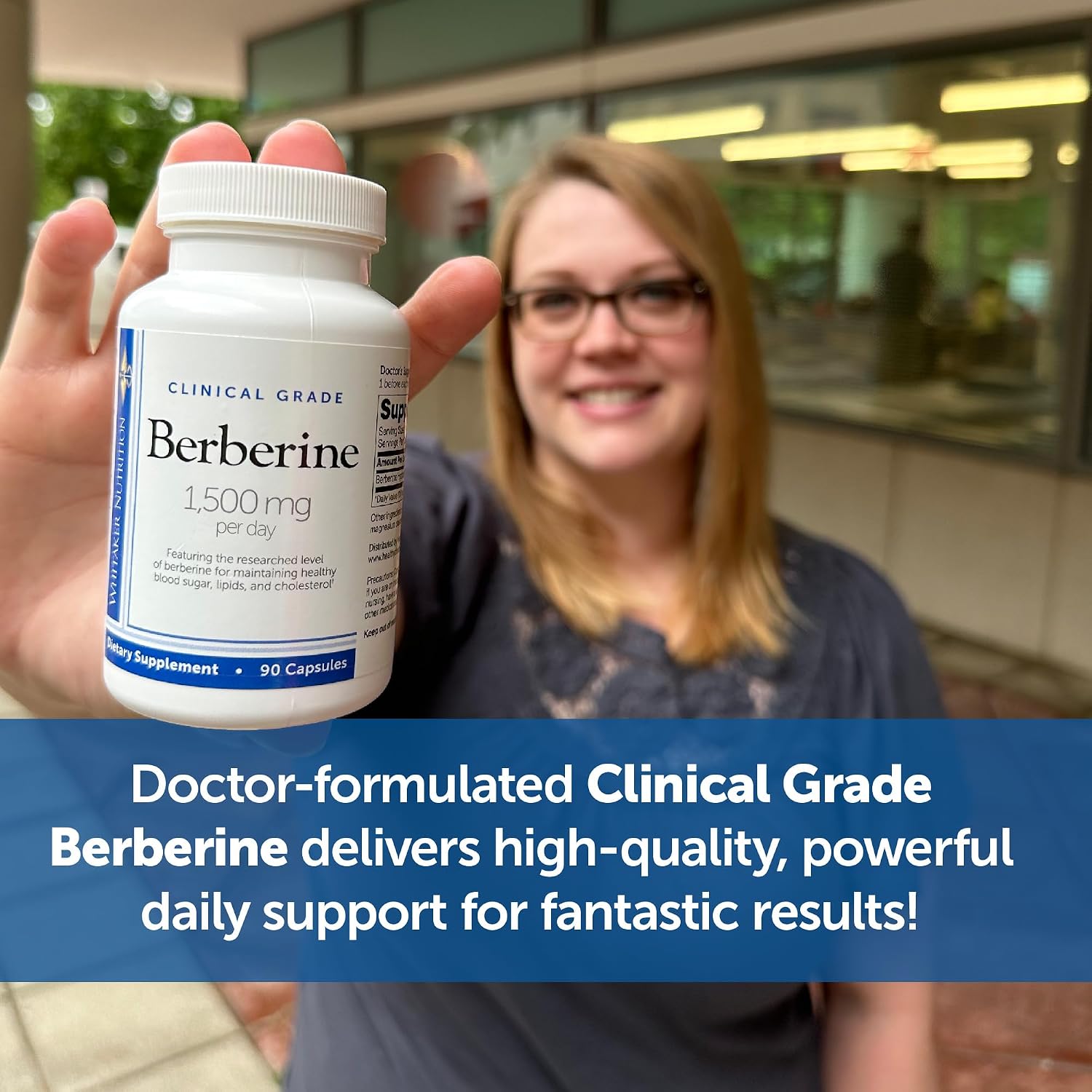 Dr. Whitaker Clinical Grade Berberine | 1500 mg per Daily Dose | 30 Day Supply