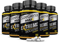 Sizegenix Max 1600MG – Fórmula Avanzada para la Salud Masculina, Pack de 5 (300 Cápsulas)