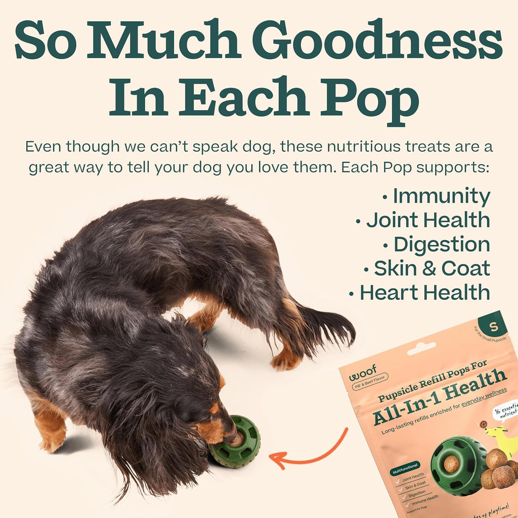 WOOF Pupsicle Recambios Multivitamínicos para Perros - 10 Unidades