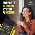 myBrainCo. Active-B Complex – Complejo B Activado de Alta Potencia con B2, B6, B12 y Metilfolato – Apoya Energía, Función Cerebral y Sistema Nervioso – 60 Cápsulas Vegetales