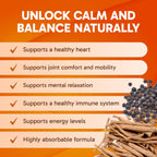 Clinical Effects Ashwagandha con Pimienta Negra - 60 Cápsulas para Vitalidad y Calma