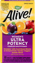 Nature's Way Alive Women Ultra Potency Multivitamin, 60 comprimidos