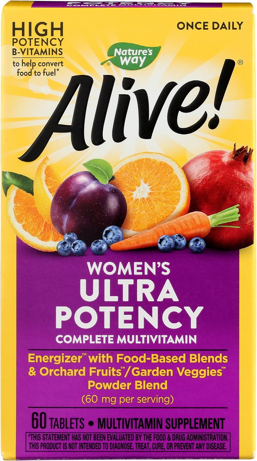 Nature's Way Alive Women Ultra Potency Multivitamin, 60 comprimidos