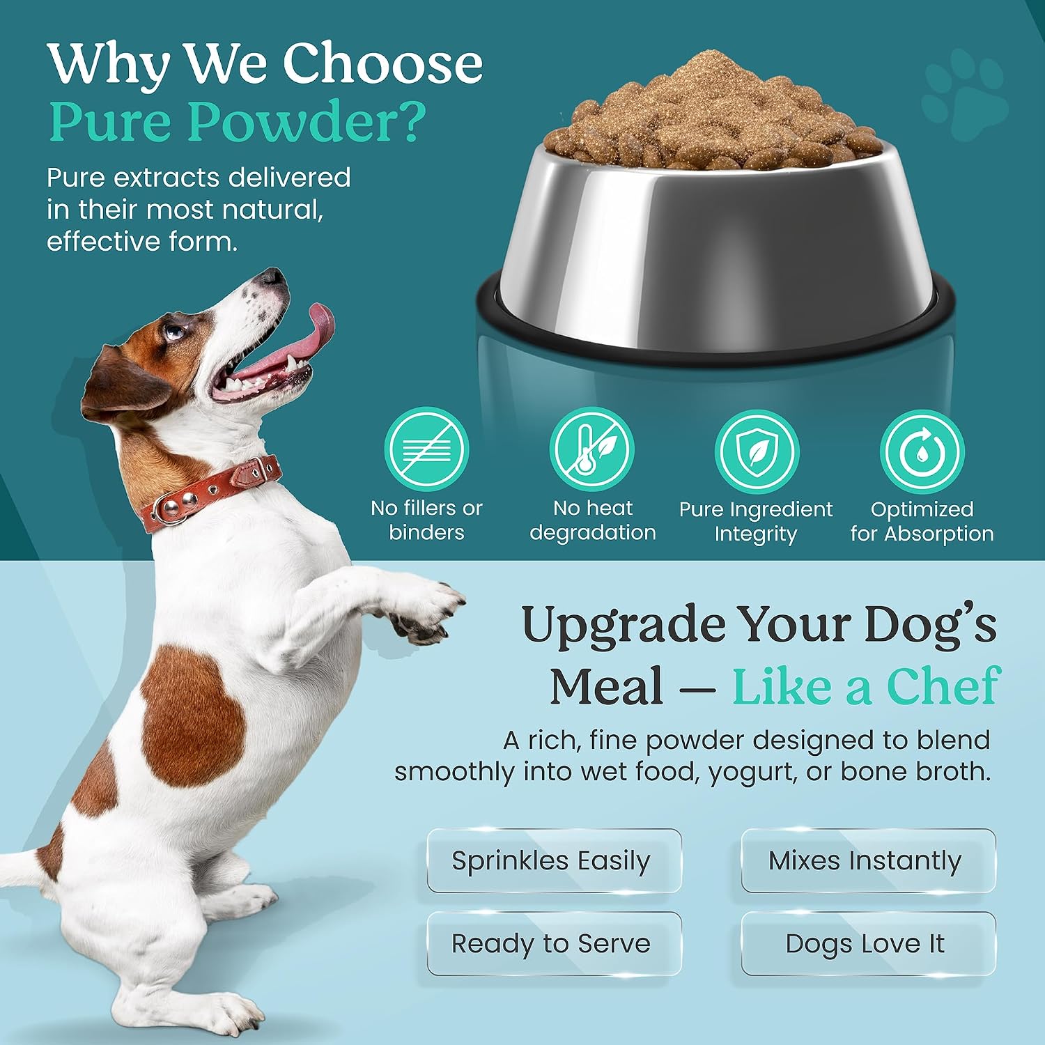 Doggie Herbs Extracto de Cola de Pavo de Alta Potencia - 55% Betaglucanos - 100g
