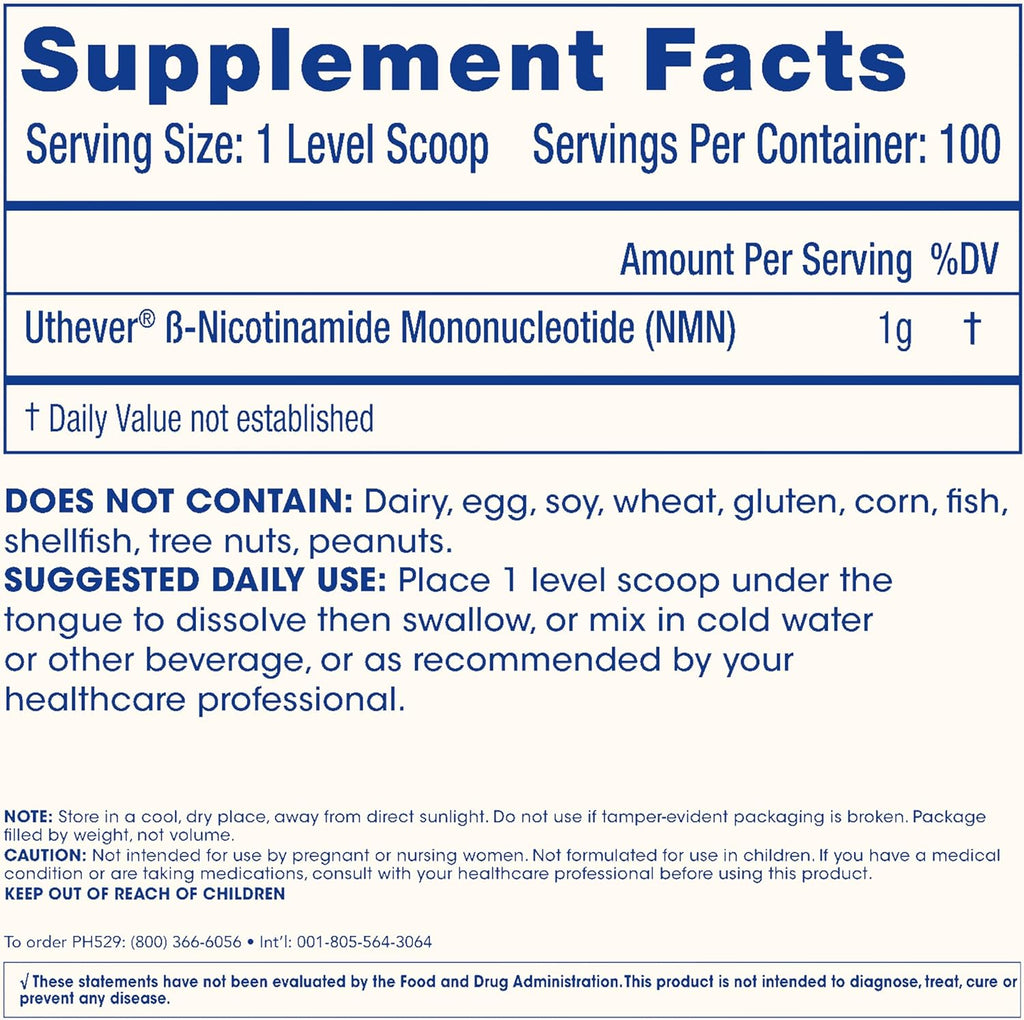 ProHealth NMN Pro Powder (100 Gramos) - Uthever® NMN