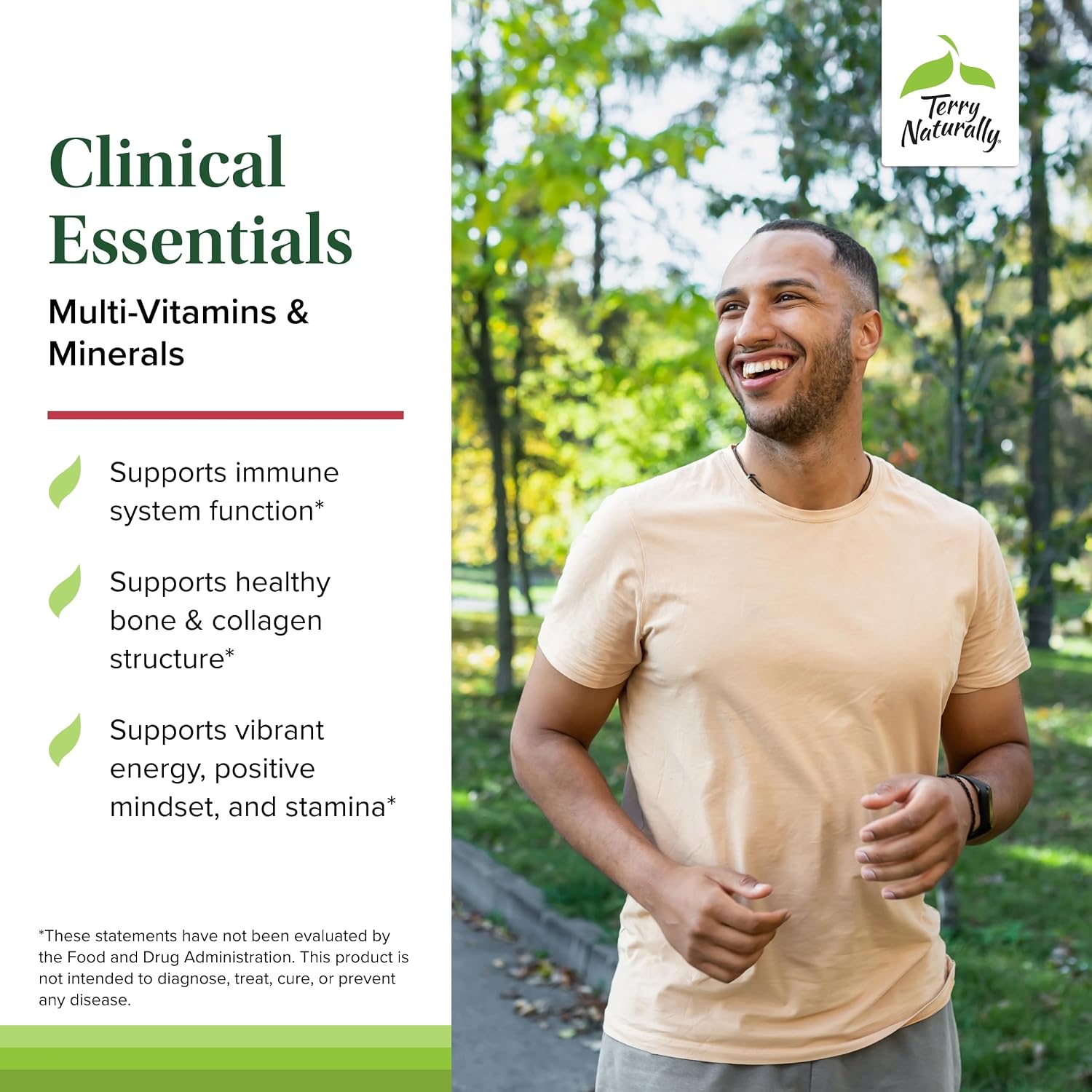 Terry Naturally Clinical Essentials - Complejo Multivitamínico y Mineral con Quelatos - 120 Cápsulas
