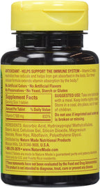 Nature Made Vitamina C 500 mg con Escaramujo, Liberación Prolongada – 60 Comprimidos