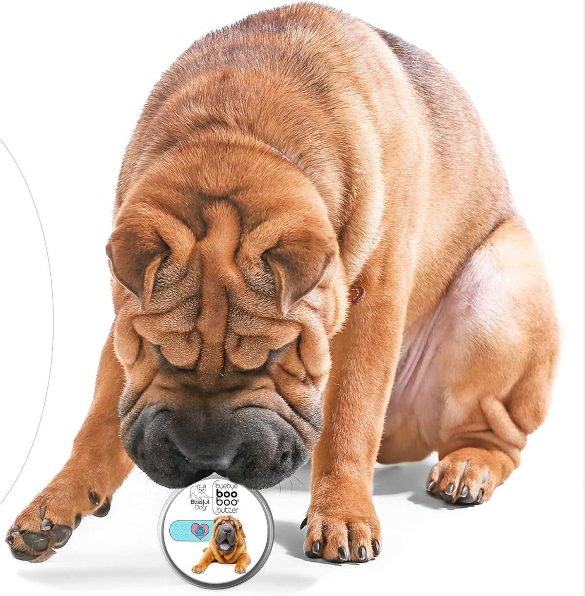 The Blissful Dog 4 oz TIN Chinese Shar Pei – Aceite de oliva: Rico en antioxidantes y ácidos grasos. – Image 2