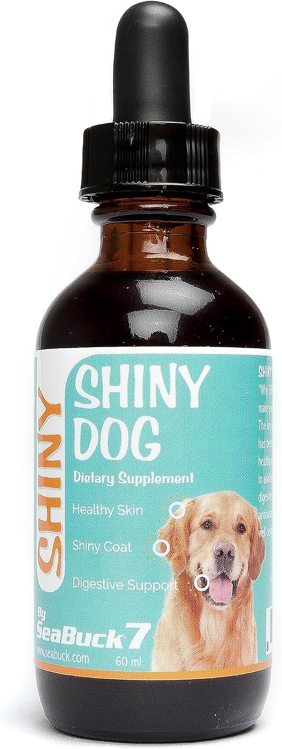 SeaBuck 7 Shiny Dog Aceite de Espino Amarillo para Perros, 60ml