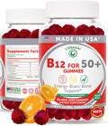 Gominolas de Vitamina B12 para Adultos 50+ | Lunakai | 3000 mcg Metilcobalamina | Sabor Cítrico | 60 Unidades