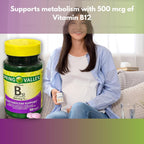 Vitamina B12 500 mcg - 100 Comprimidos