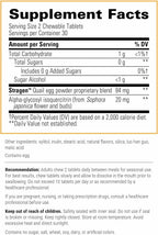 Integrative Therapeutics AllQlear - Suplemento Alimenticio con Huevo de Codorniz - Sin Lácteos - Sabor a Bayas, 60 Comprimidos Masticables (30 Dosis)