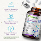 biophix B-3 Niacinamide 1000 mg 60 Tablets Sustained Release - No-Flush