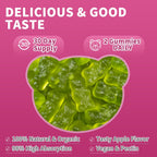 Wanish Gominolas de Cortisol para Mujeres - 60 Gominolas Sabor Manzana
