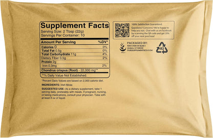 Pure Original Ingredients Irish Moss Powder (227g) – Alga Carragenina Seca, Sin Gluten – Image 2
