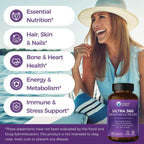 Vitamin World Ultra 360 Multivitamínico para Mujeres con Colágeno y Hierbas - 180 Comprimidos