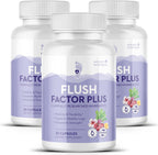 Flush Factor Plus – Original Formula – 30 Cápsulas, 6 Meses de Suministro