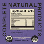 CNP Organic D'Mannose Powder for Pets 4oz - Polvo de D-Mannosa Orgánica para Perros y Gatos