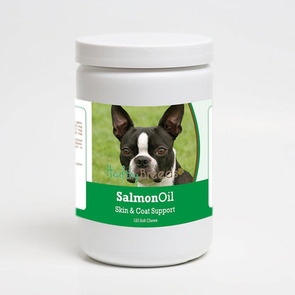 Healthy Breeds Aceite de Salmón para Perros - Snacks Blandos con Omega 3, EPA y DHA, 120 unidades – Image 1