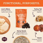 Hemp Well Snacks Blandos de Apoyo Inmunológico para Perros – Salud Intestinal (8 unidades)
