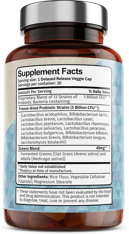 Vitamin Bounty Pro-Daily Probiotic - 5 Mil Millones de UFC, 13 Cepas con Lactobacillus Acidophilus y Bifidobacterium para la – Image 6