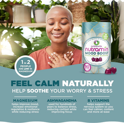 NUTRAMIN Mood Boost Gomitas Multivitamínicas – Vitamina B12 (cobalamina): Contribuye a la formación normal de – Image 2