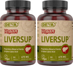 DEVA Vegan Liver Support Tablets 2-Pack - 90 Comprimidos por Envase