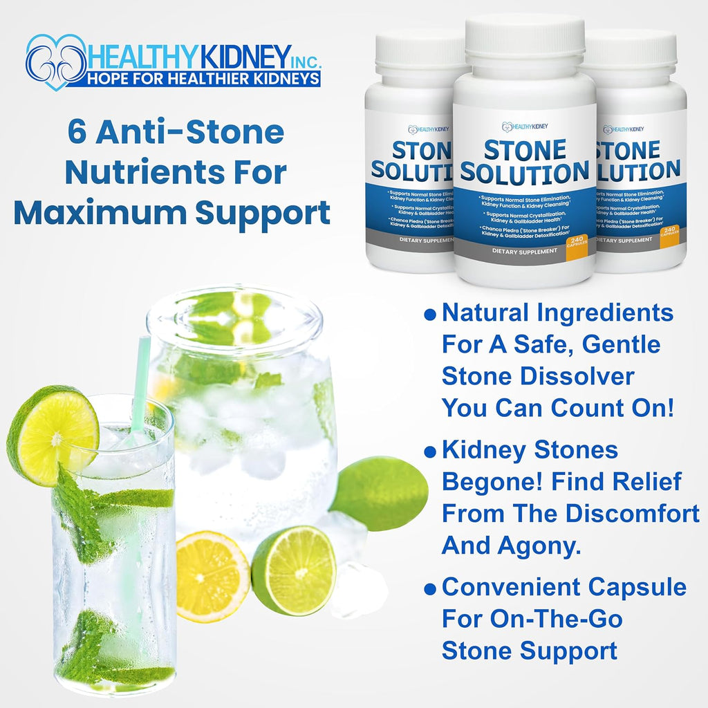 Stone Solution Cápsulas - Apoyo Renal y de la Vesícula Biliar
