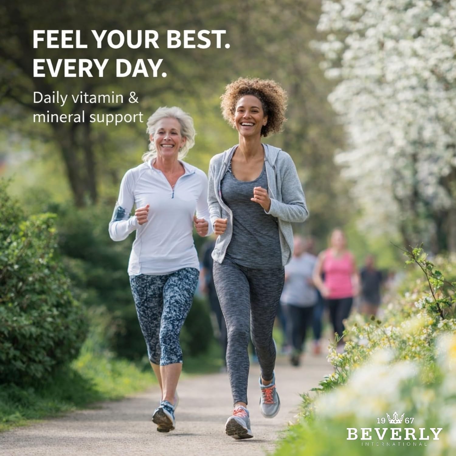 Beverly International Fit Tabs Multivitamínico y Mineral Diario con Hierro Peptonato, 120 Comprimidos