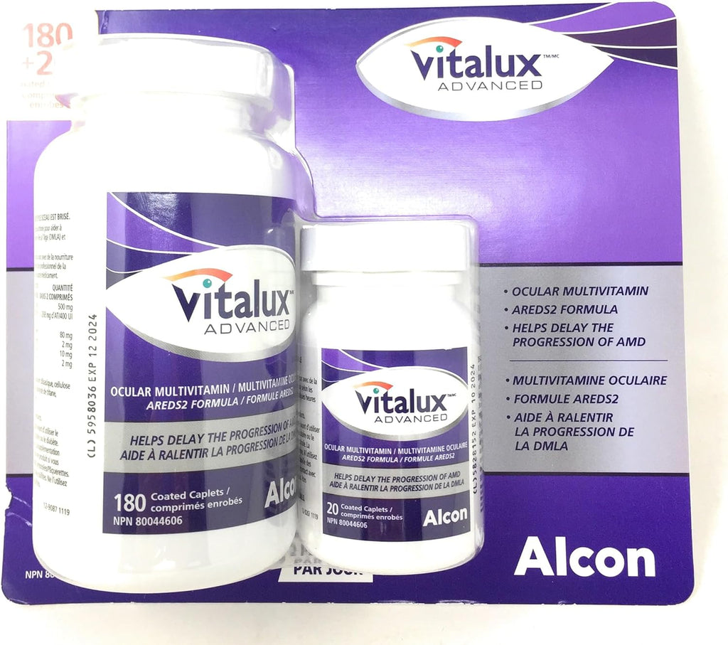 Vitalux Advanced Ocular Multi-Vitamin, 180 comprimidos