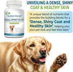 Nutrition Strength Adrenal Support for Dogs - Suplemento Adrenal para Perros, 120 Comprimidos Masticables